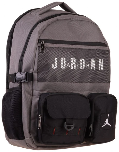 Jordan Air Beş Bölmeli Brooklyn Grey Gri Erkek Çocuk Günlük ve Okul Sırt Çantası - Q3182 ürün görseli 1
