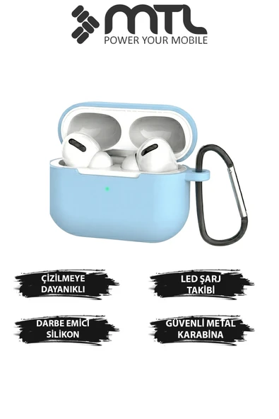AirPods Pro Uyumlu Premium Lansman Kılıf Kadife İç Astarlı Darbe Emici Silikon SOO-154 ürün görseli 1