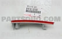 TOYOTA COROLLA SAĞ ARKA REFLEKTÖRÜ 2010-2012 81910-12120-ORJ ürün görseli 1