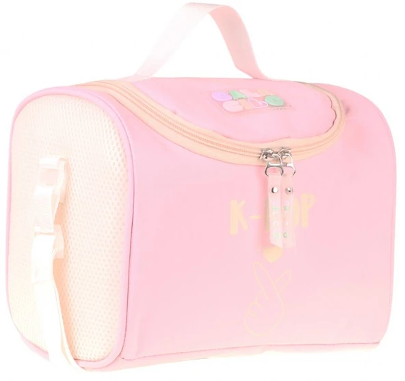 CalaCilo Kız Çocuk K-Pop Pink Isı Yalıtımlı Okul Beslenme Çantası (Pembe) - C4108 ürün görseli 1