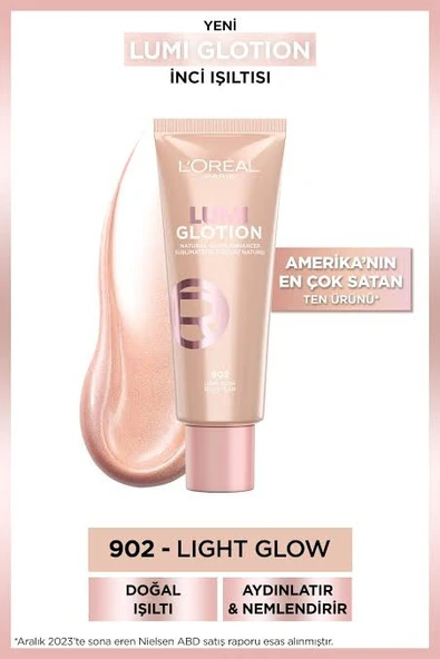 L'Oreal Paris Glotion All-In-One Doğal Işıltı 902 - Light Glow ürün görseli 1