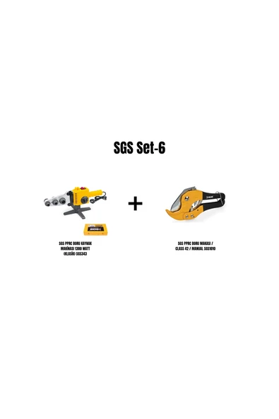 Set-6 (PPRC BORU KAYNAK MAKİNASI 1300 WATT (KLASİK) SGS343+PPRC BORU MAKASI MANUAL) ürün görseli 1