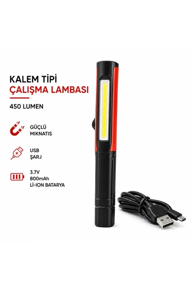 450 LÜMEN KALEM TİPİ ÇALIŞMA LAMBASI ürün görseli 1