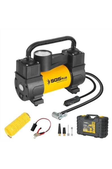 ARAÇ HAVA KOMPRESÖRÜ 12V 150 PSI BASINÇ GÖSTERGELİ SGS5391 ürün görseli 1