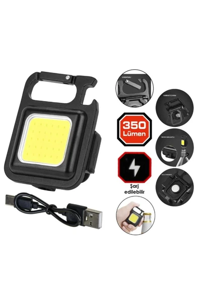 RoxOutdoor Şarjlı 350 LMS Led Fener ürün görseli 1