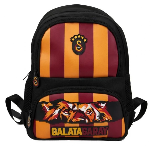 Galatasaray Lisanslı Erkek Çocuk Anaokulu Çantası - GS Aslan Baskılı - 26569 ürün görseli 1