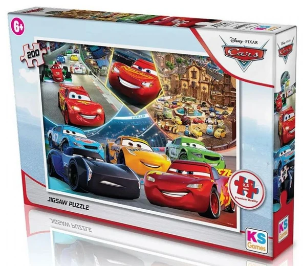 KS Games 200 Parça Disney Arabalar (Cars) Erkek Çocuk Puzzle - CR113 ürün görseli 1