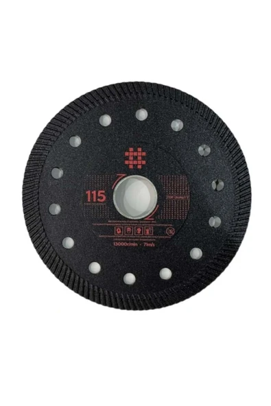 shijing Tools Dekton Seramik Kesme Diski 115 mm  siyah ürün görseli 1