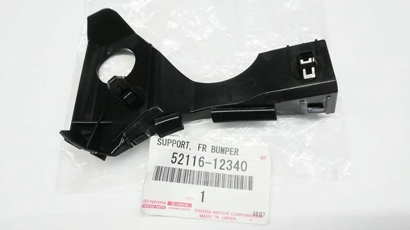 TOYOTA COROLLA SOL ÖN TAMPON BRAKET 2002-2006 52116-12340-ORJ ürün görseli 1
