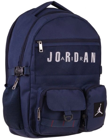 Jordan Air Beş Bölmeli Brooklyn Navy Blue Lacivert Erkek Çocuk Günlük ve Okul Sırt Çantası - Q3184 ürün görseli 1