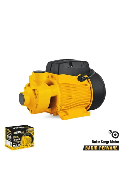 SGS5383 PERİFERİK SU POMPASI 750 WATT 1.0 HP BAKIR SARGI BAKIR PERVANE ürün görseli 1