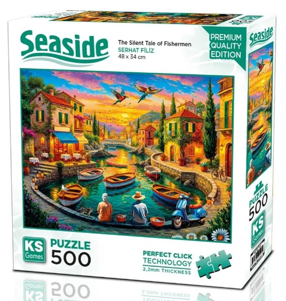 KS Games 500 Parça The Silent Tale of Fishermen Puzzle - Serhat Filiz - 20089 ürün görseli 1
