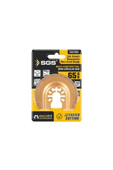 MULTI-TOOLS KESİCİ VE RASPALAMA DERZ ARASI TEMİZLEME KARBÜR 65MM ürün görseli 1