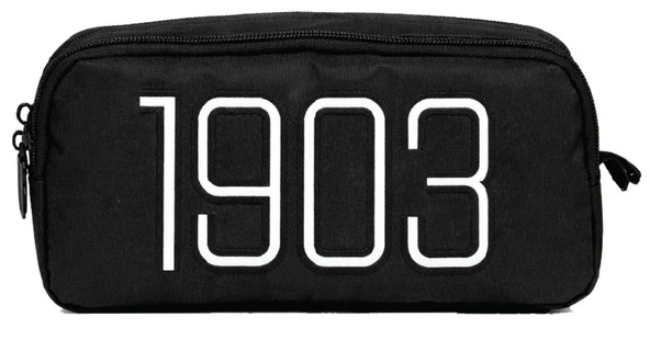 Beşiktaş İki Gözlü Erkek Çocuk 1903 Baskılı Siyah Okul Kalem Çantası/Kalemlik - 26329 ürün görseli 1