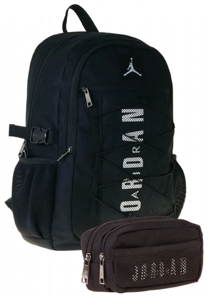 Jordan Air New York Black Siyah İkili Sırt Çantası ve Kalemlik Seti - Erkek Çocuk - SETJA-Q3162C ürün görseli 1