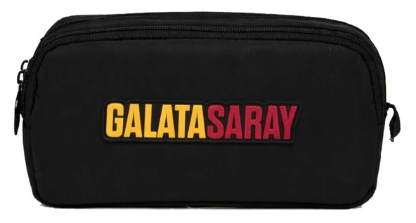 Galatasaray İki Gözlü Erkek Çocuk Galatasaray Baskılı Sarı Okul Kalem Çantası/Kalemlik - 26548 ürün görseli 1