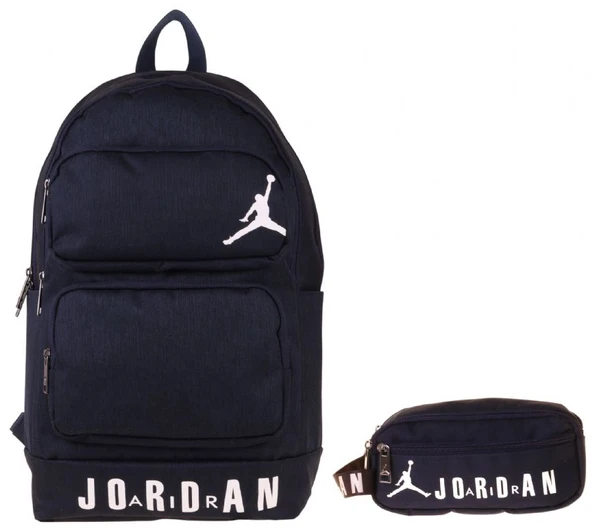 Jordan Air Cleveland Navy Blue Lacivert İkili Sırt Çantası ve Kalemlik Seti - Erkek Çocuk - SETJA-Q3172C ürün görseli 1