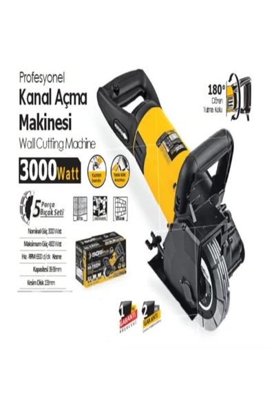 3000watt Profesyonel Kanal Açma Makinesi ürün görseli 1