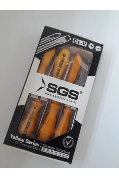 Sgs Yellow Tornavida Seti 7 Li ürün görseli 1