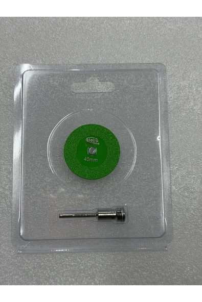 Stella 40mm hassas kesici yeşil dekton porselen cam kesici 3mm adaptör ile set ürün görseli 1
