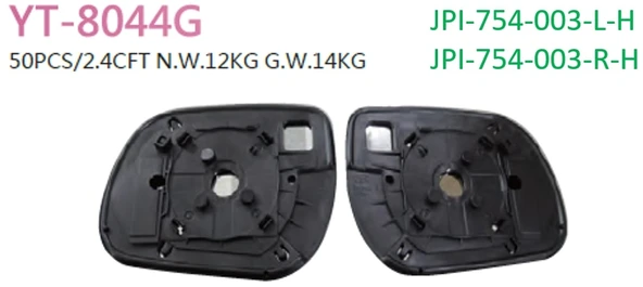 TOYOTA RAV4 SAĞ ÖN AYNA CAM 2006-2009 87931-42A00-JPI ürün görseli 1