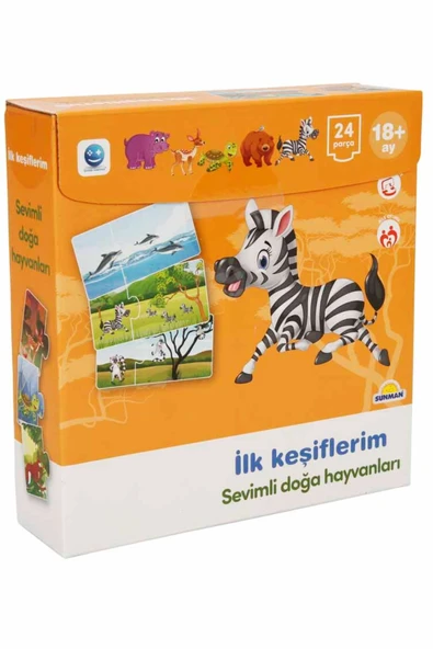 Çocukların En Sevdiği Oyun! İlk Keşiflerim-Sevimli Doğa Hayvanları Oyunu ürün görseli 1