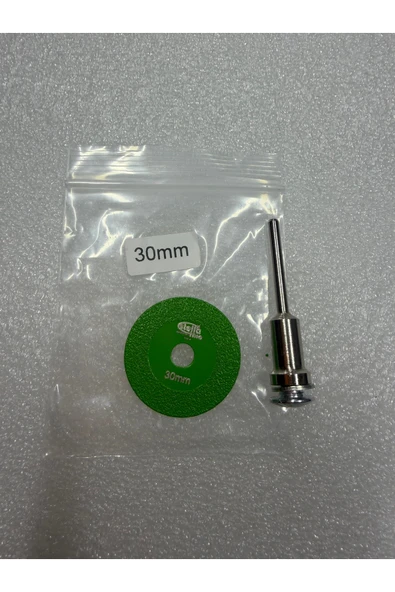 Stella 30mm hassas kesici yeşil dekton porselen cam kesici 3mm adaptör ile set ürün görseli 1