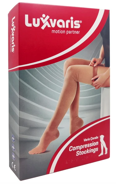 Luxvaris 811 CCL2 Dizüstü Burnu Kapalı Ten Rengi Varis Çorabı No: 6 ürün görseli 1