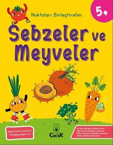 Noktaları Birleştirelim - Sebzeler ve Meyveler +5 Yaş ürün görseli 1