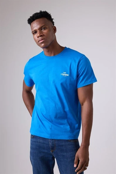 MARINE TEE™ Deniz Temalı Ribana Bisiklet Yaka Pamuk T-Shirt ürün görseli 1