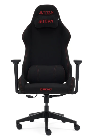 Titanseat Crow Red Kumaş Oyuncu Koltuğu ürün görseli 1