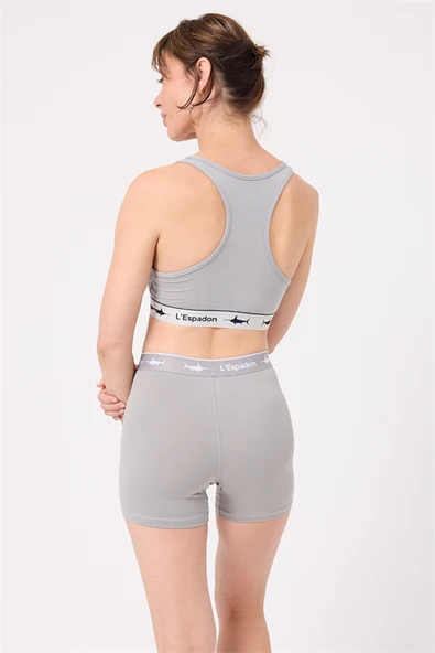 ATHLESHORTS™ Esnek Belli Kadın Uzun Boxer Şort - Resim 3
