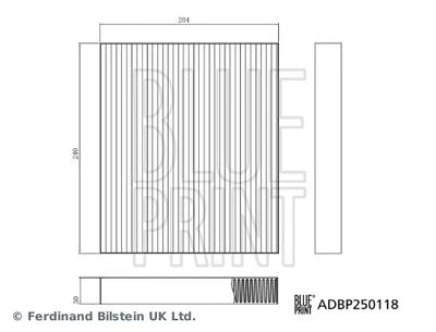 BYD SEAL POLEN FİLTRESİ 2024-2026 SA2FC-8121211-BLU ürün görseli 1
