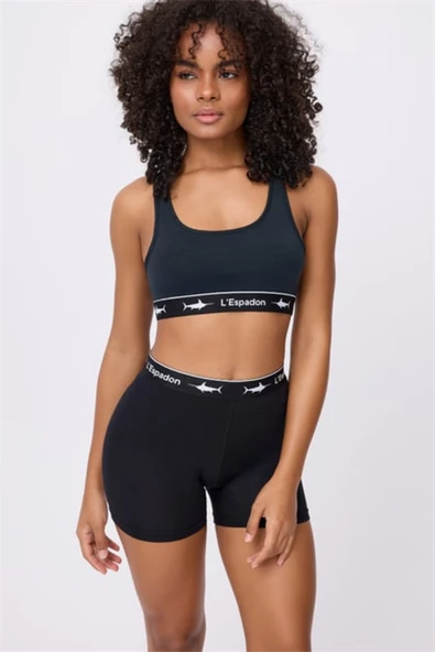 ATHLESHORTS™ Esnek Belli Kadın Uzun Boxer Şort-2'li Avantaj Paketi ürün görseli 1