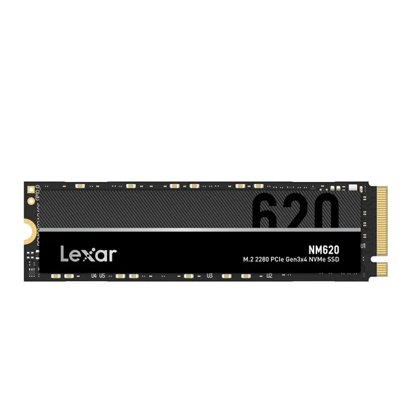 LEXAR NM620X 512GB Gen3x4 3500-2400MBs NVMe PCIe M.2 SSD LNM620X512G-RNNNG ürün görseli 1