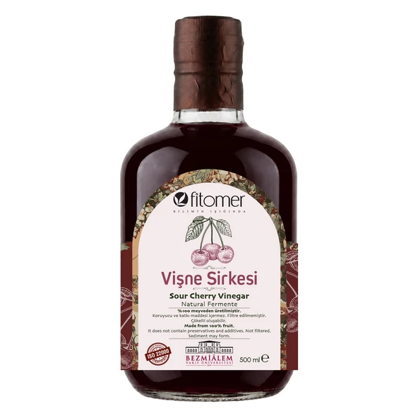 Fitomer Vişne Sirkesi 500 ml ürün görseli 1
