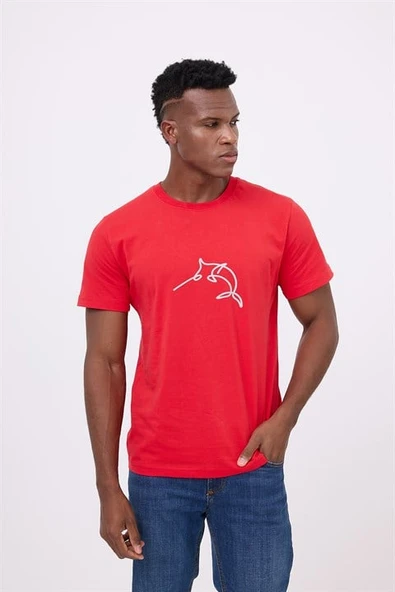 MARINE TEE™ Deniz Temalı Ribana Bisiklet Yaka Pamuk T-Shirt ürün görseli 1