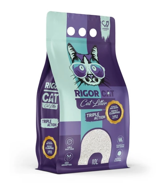 RIGOR CAT KEDİ KUMU LAVANTA KOKULU ürün görseli 1