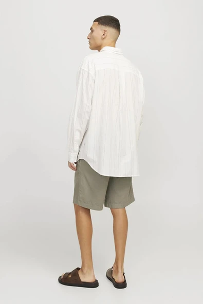 Jack&Jones 12274968 Erkek Sort - Haki - Resim 2