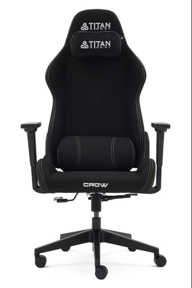 Titanseat Crow Black Kumaş Oyuncu Koltuğu ürün görseli 1