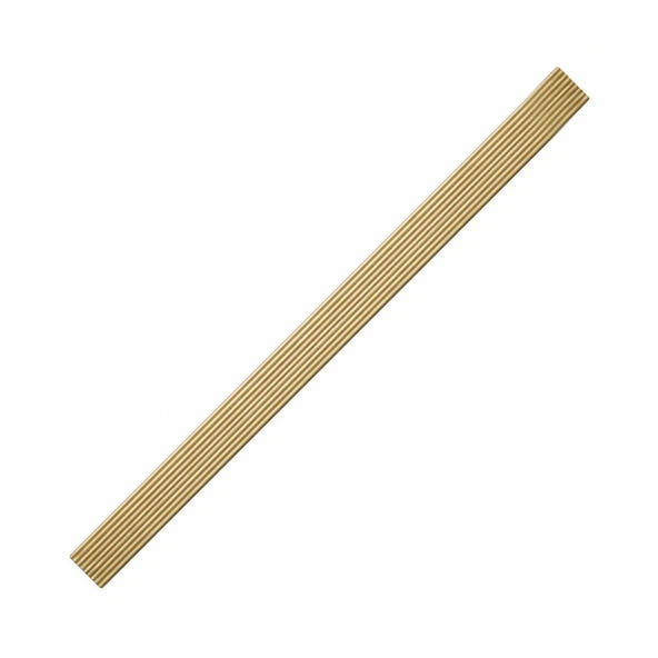 Özen Mat Sarı Renk Çizgili (1 Adet) Çekmece Kulp 992 mm Modern Uzun Dolap Mobilya Kulbu Soft Altın ürün görseli 1