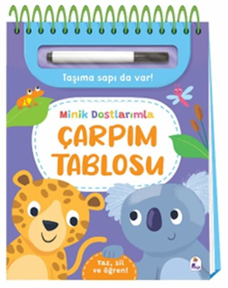 Minik Dostlarımla Çarpım Tablosu – Yaz, Sil ve Öğren ürün görseli 1