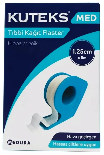 Kuteks Med Kağıt Flaster 1,25 cm x 5m ürün görseli 1
