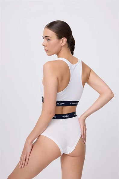 RACER CROP TOP™ Racer Back Crop Top - Resim 2