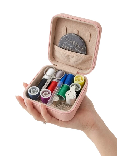 Mini Dikiş Çantası, Dikiş Kutusu, Dikiş Seti, İğne İplik Kutusu ürün görseli 1