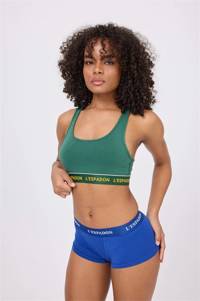RACER CROP TOP™ Racer Back Crop Top - Resim 2