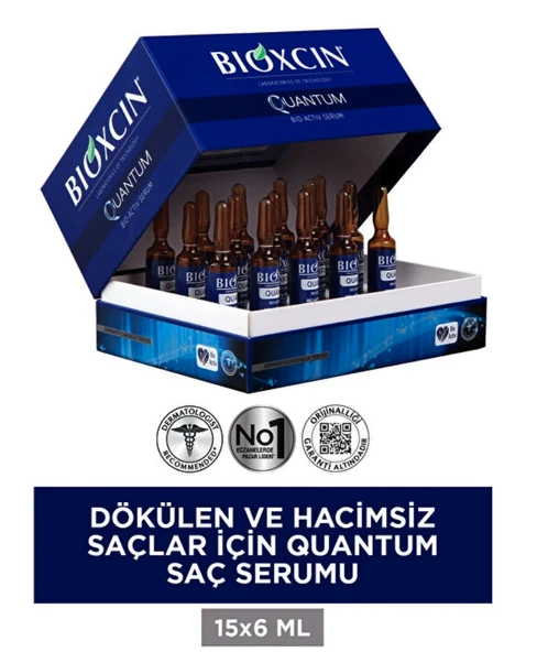 Bioxcin Quantum Serum 15 x 6 ml ürün görseli 1