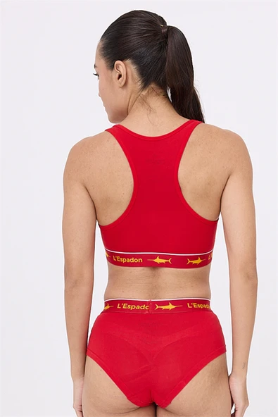 RACER CROP TOP™ Racer Back Crop Top - Resim 3