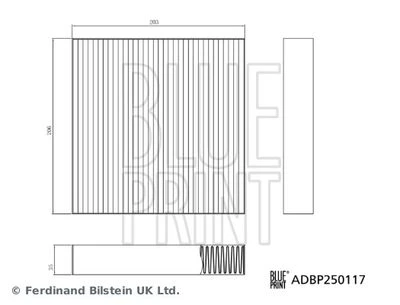 BYD SEAL U POLEN FİLTRESİ 2024-2026 SA2E-8121211-BLU ürün görseli 1