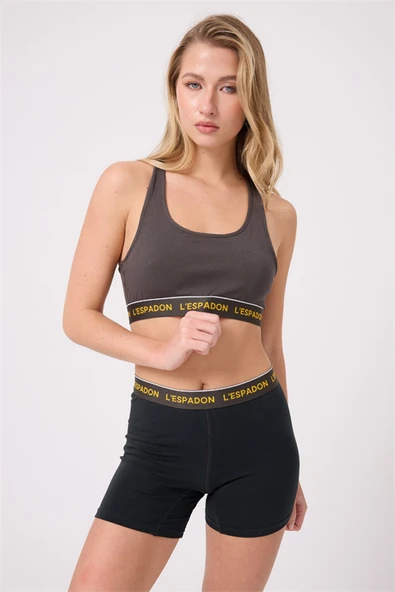 ATHLESHORTS™ Esnek Belli Kadın Uzun Boxer Şort-2'li Avantaj Paketi ürün görseli 1